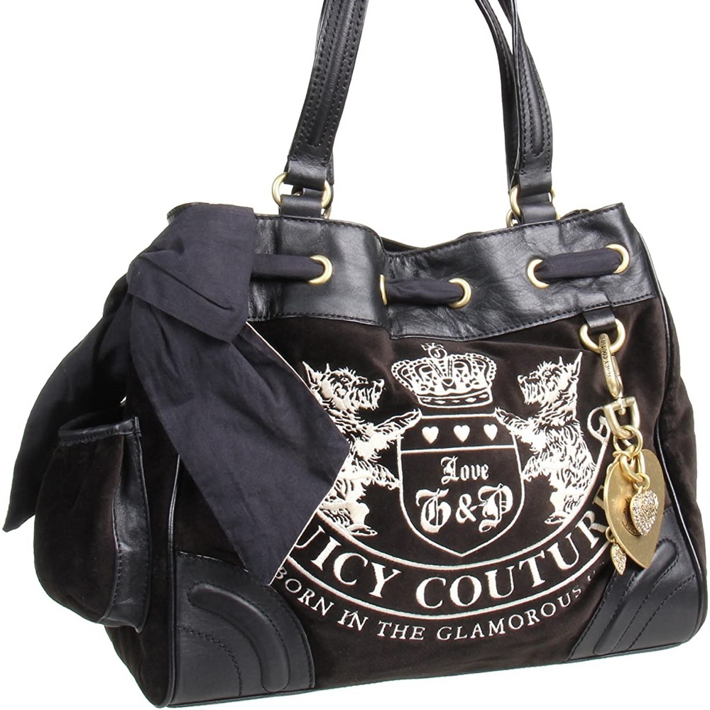 ISO BLACK JUICY COUTURE DAYDREAMER BAG